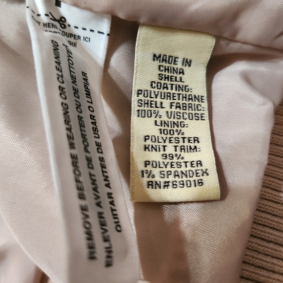 RUFF HEWN faux leather jacket size 1X. Great stitching detail. Never worn,no tag - Picture 4 of 6